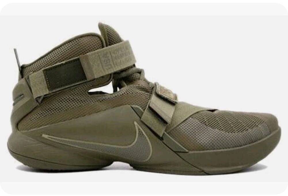 Nike LeBron Soldier Desert Camo 9 PRM 749490-222 Brown Basketball Sneaker Shoe 8